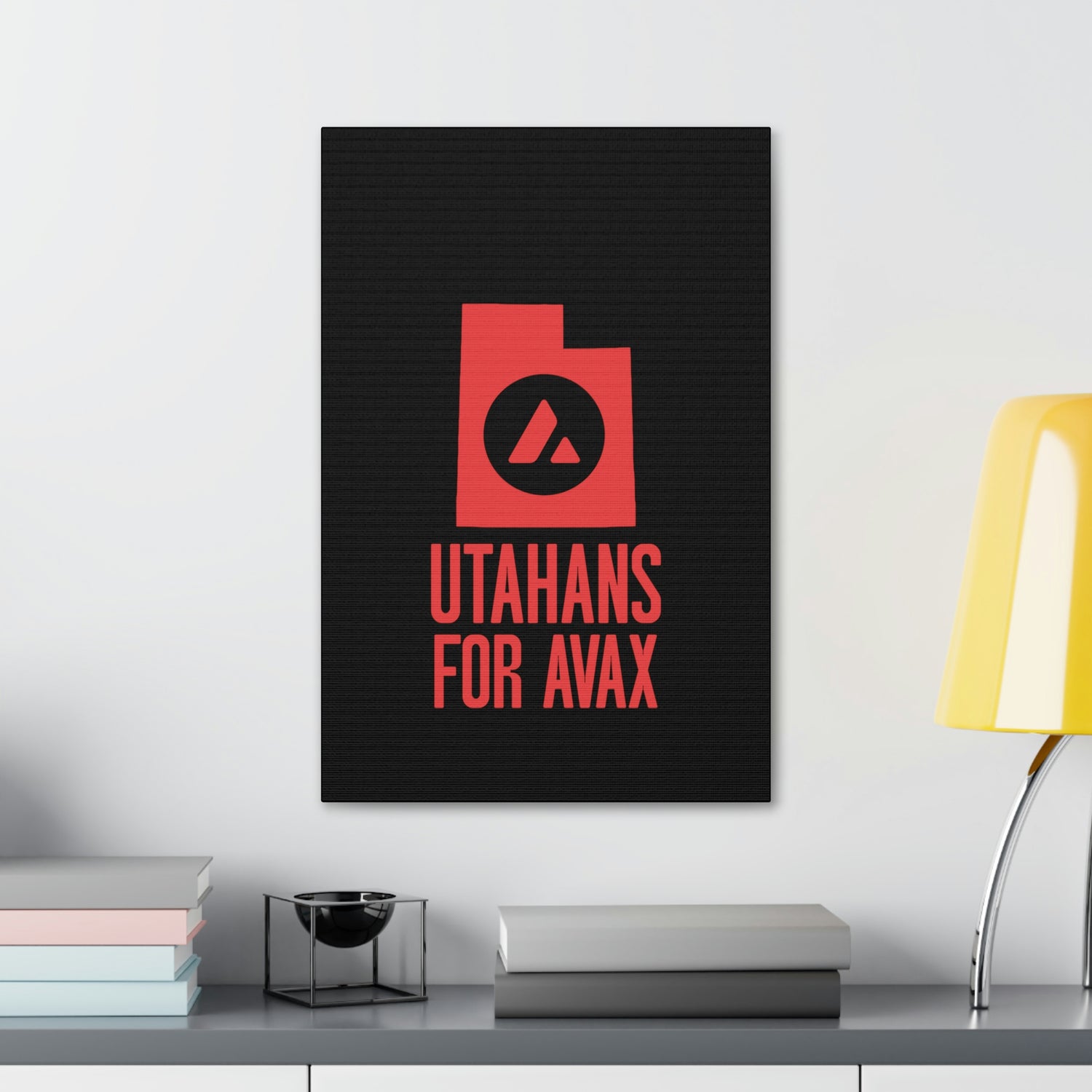 Utahans for Avax | Wall Canvas