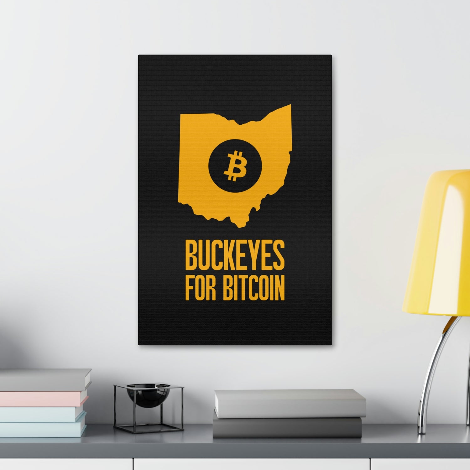 Buckeyes for Bitcoin | Wall Canvas