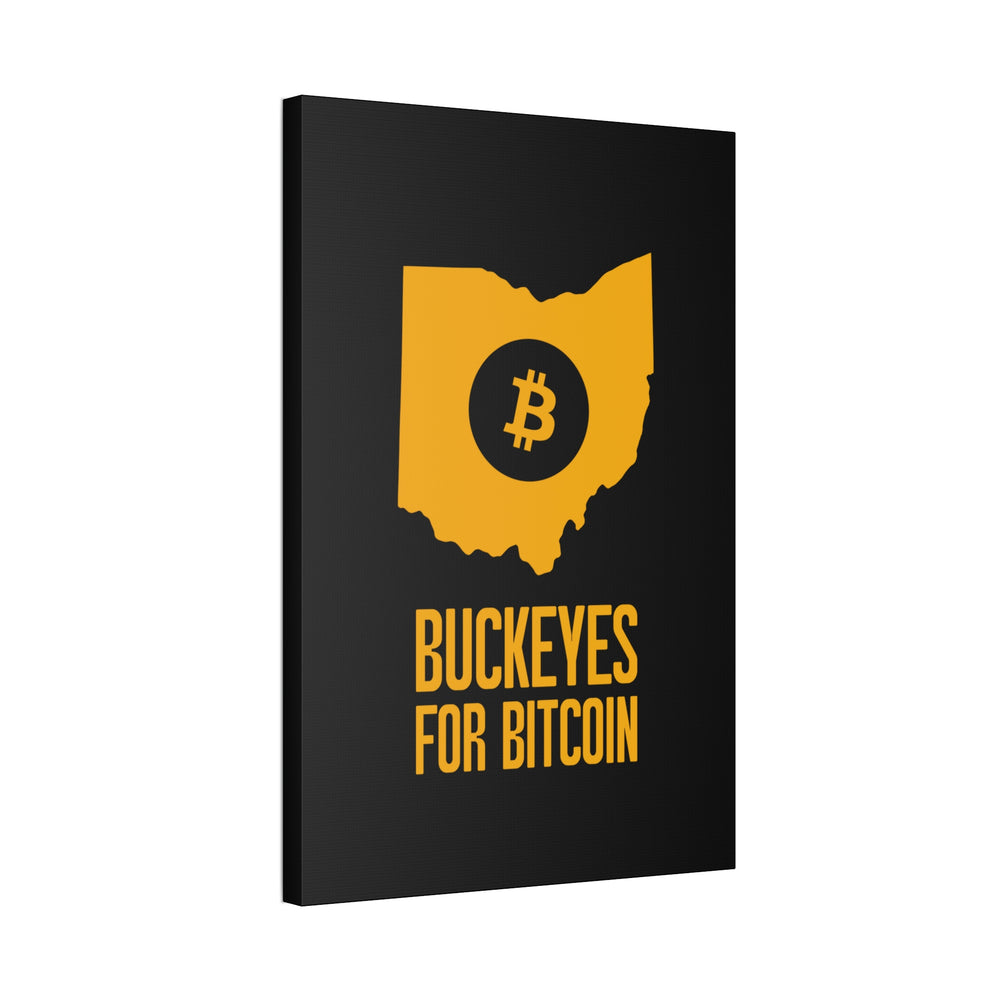 Buckeyes for Bitcoin | Wall Canvas