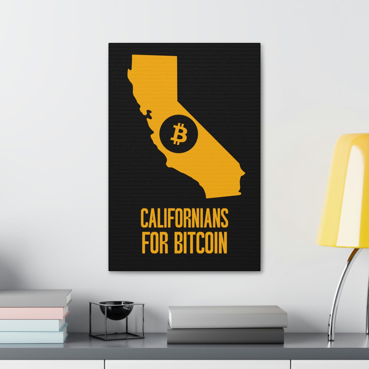 Californians for Bitcoin | Wall Canvas