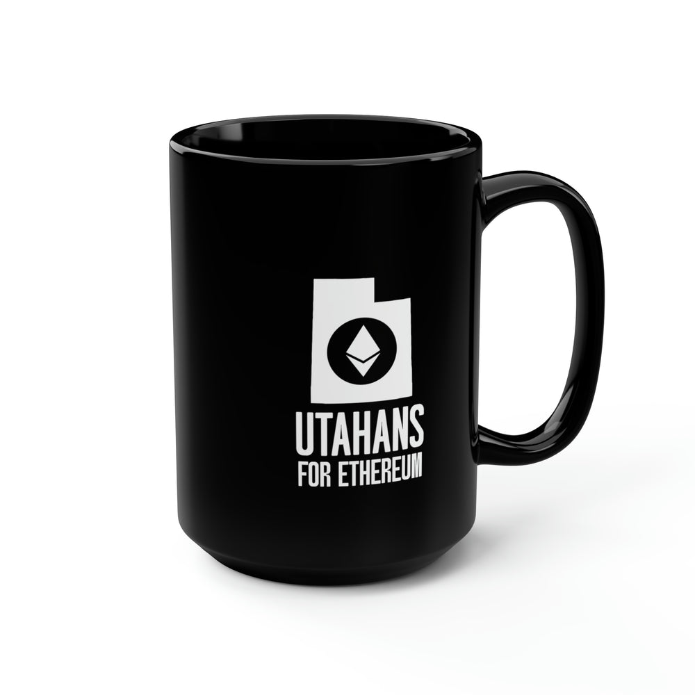 Utahans for Ethereum | Black Mug