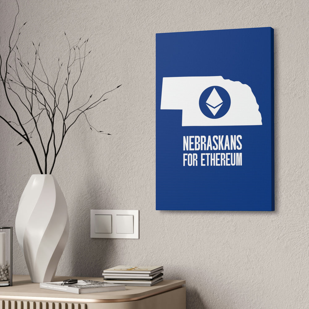 Nebraskans for Ethereum | Wall Canvas