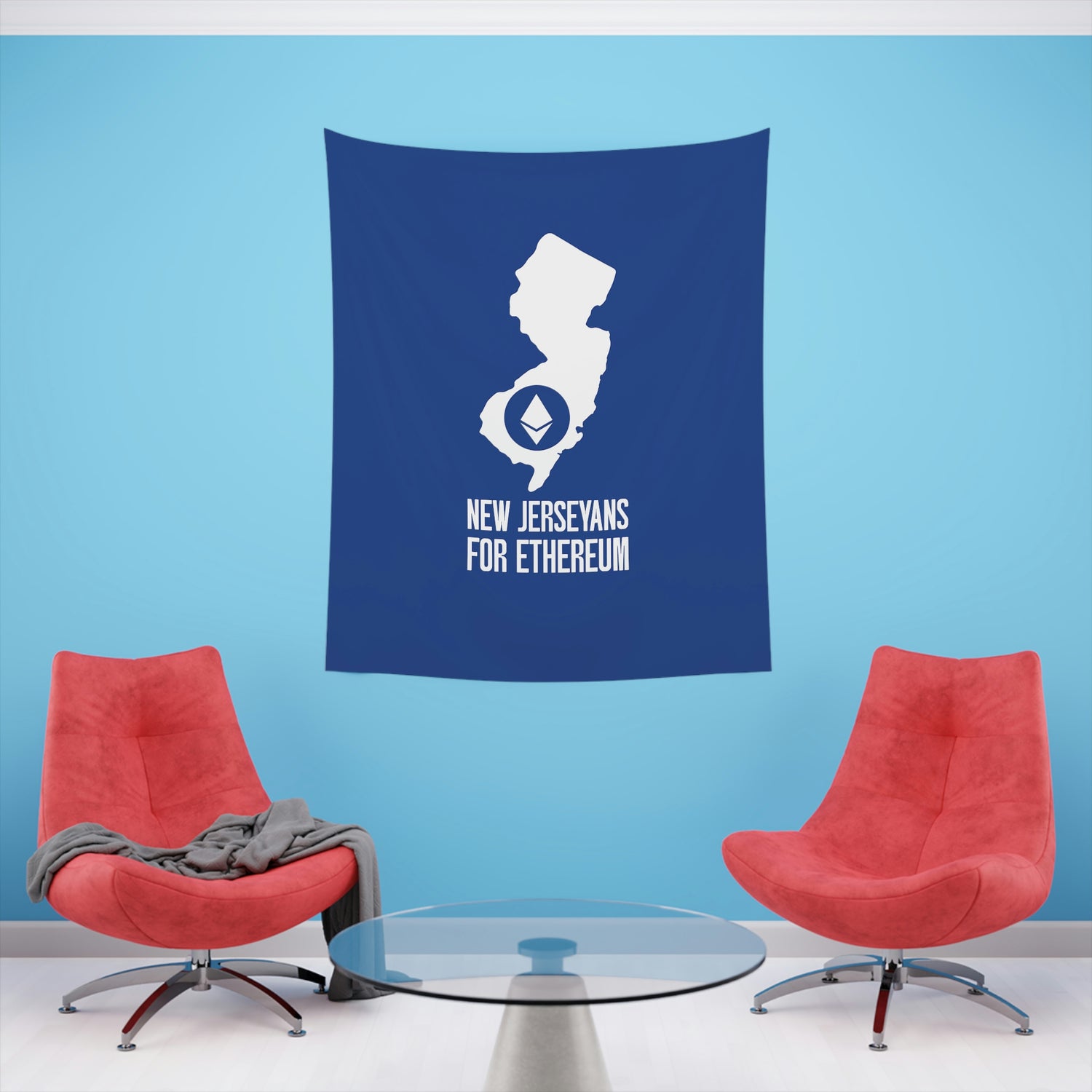 New Jerseyans for Ethereum | Wall Tapestry