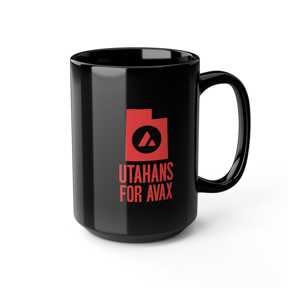 Utahans for Avax | Black Mug