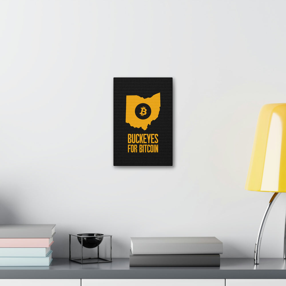 Buckeyes for Bitcoin | Wall Canvas