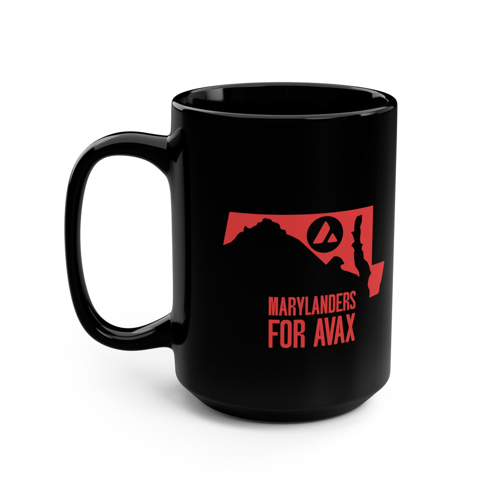 Marylanders for Avax | Black Mug