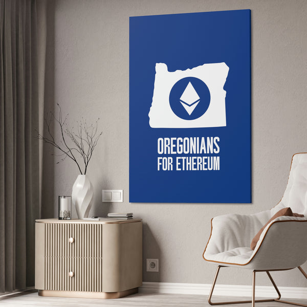 Oregonians for Ethereum | Wall Canvas