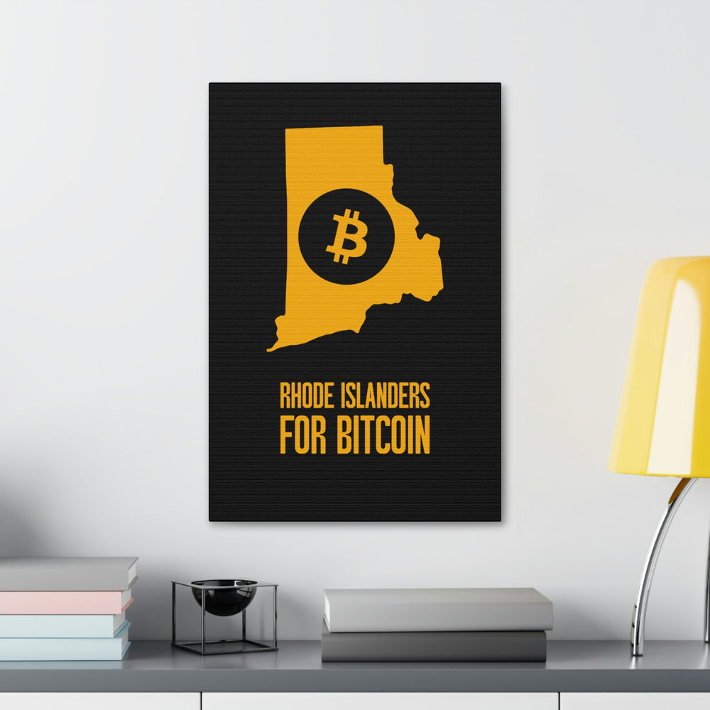 Rhode Islanders for Bitcoin | Wall Canvas