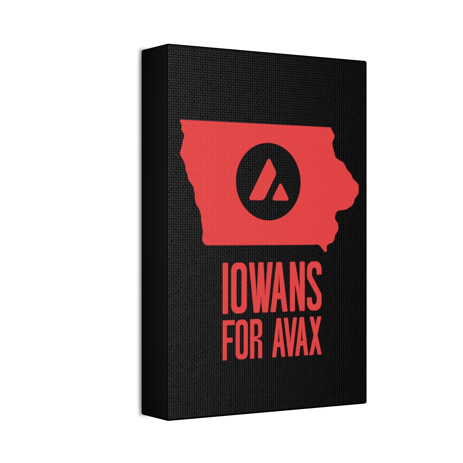 Iowans for Avax | Wall Canvas