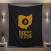 Buckeyes for Bitcoin | Wall Tapestry