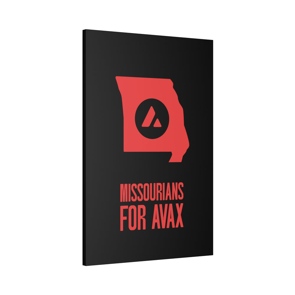 Missourians for Avax | Wall Canvas