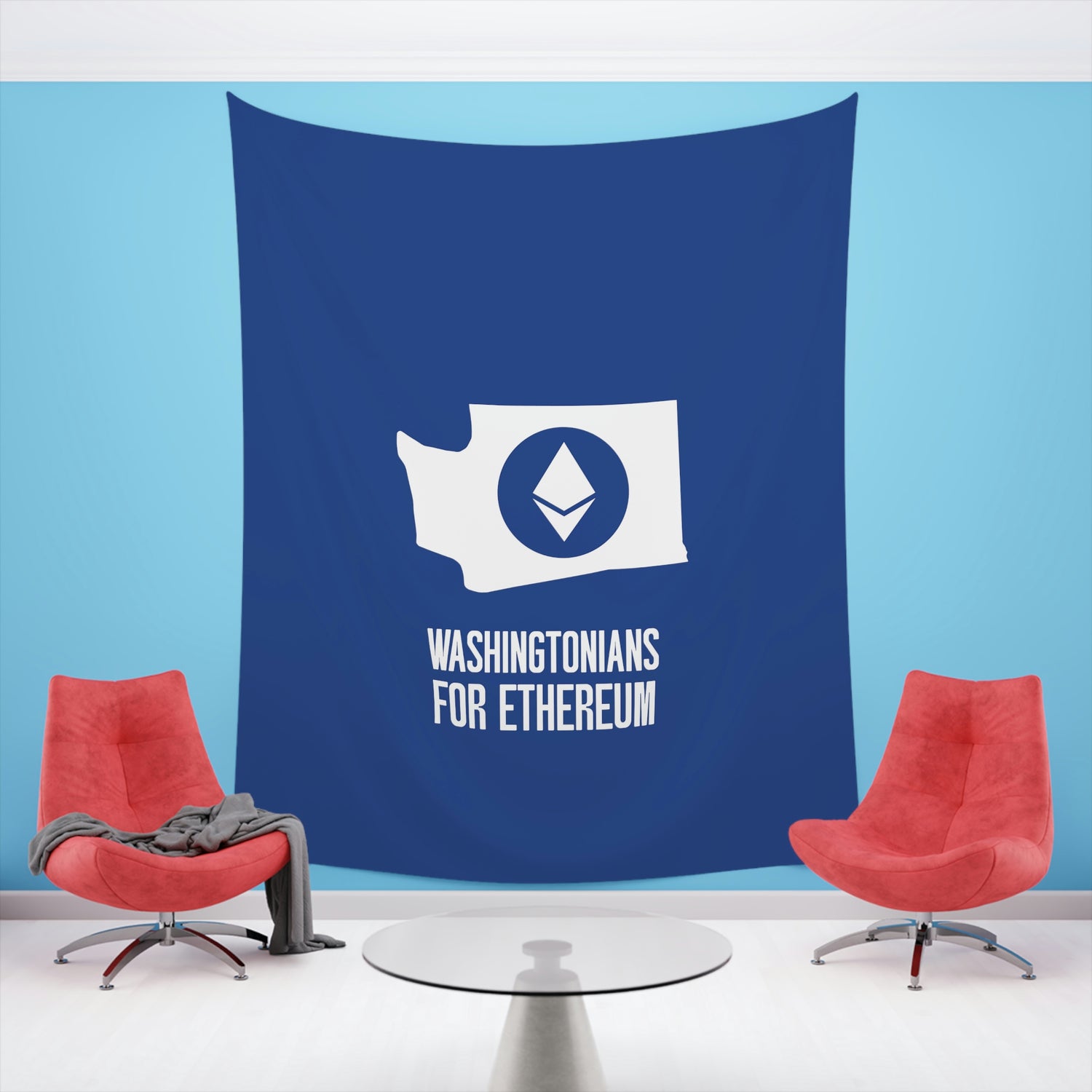 Washingtonians State for Ethereum | Wall Tapestry