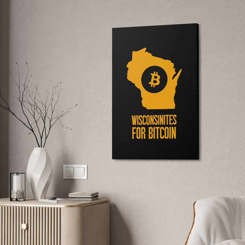 Wisconsinites for Bitcoin | Wall Canvas