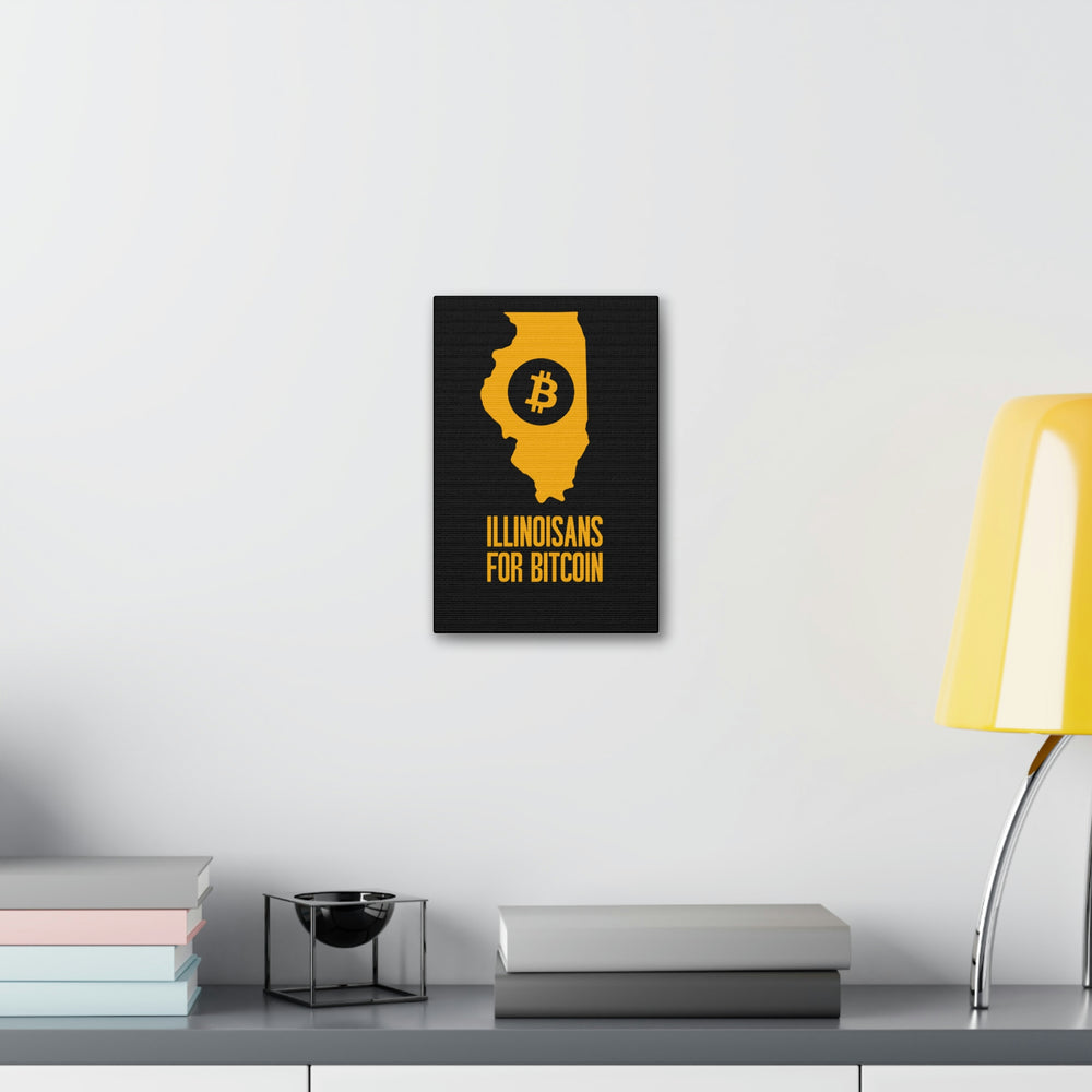 Illinoisans for Bitcoin | Wall Canvas