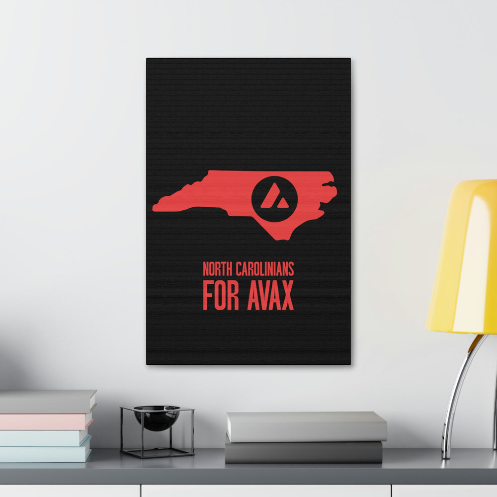 North Carolinians for Avax | Wall Canvas