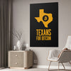 Texans for Bitcoin | Wall Canvas