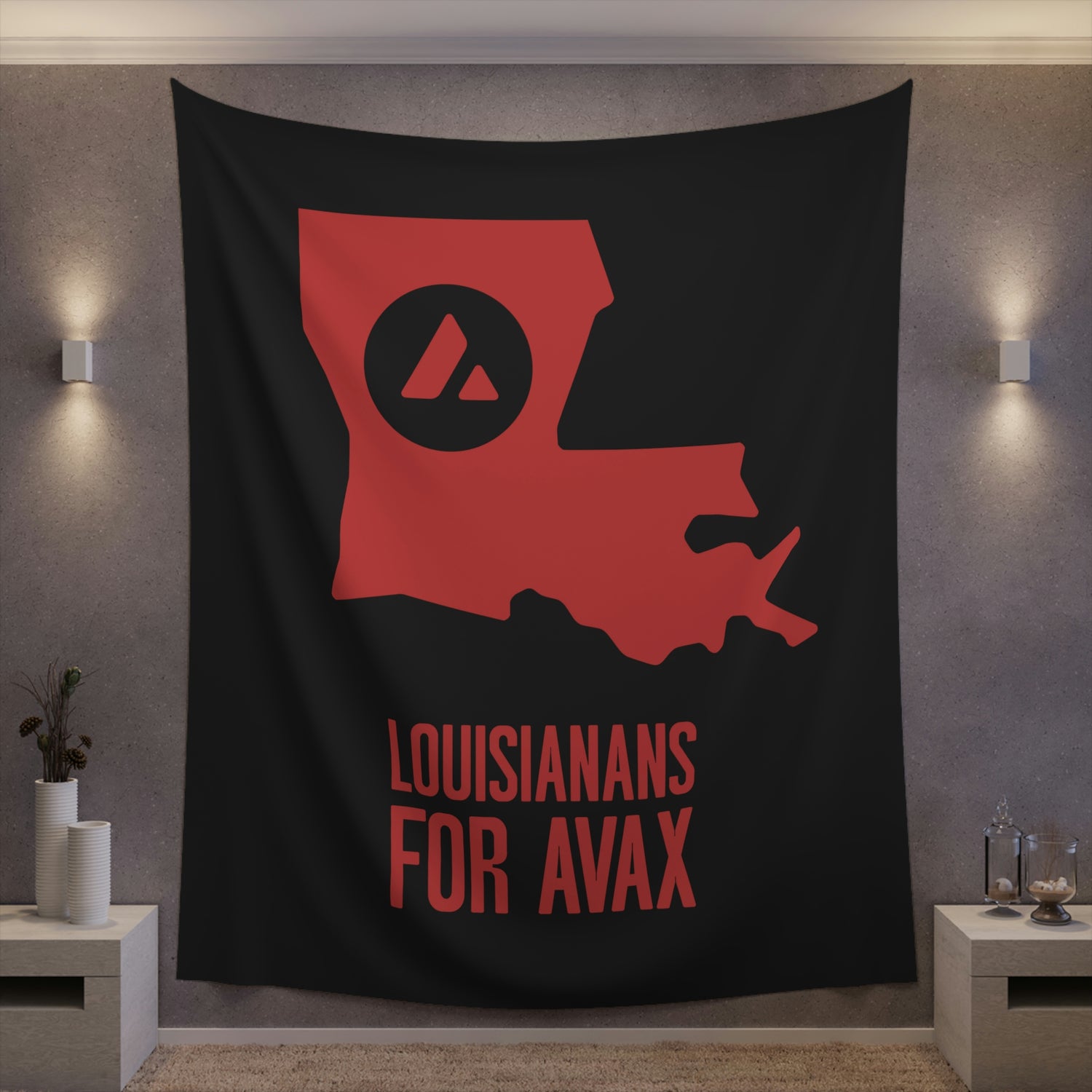 Louisianans for Avax | Wall Tapestry