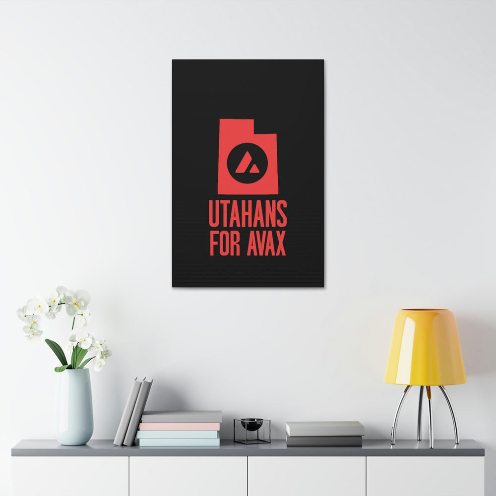 Utahans for Avax | Wall Canvas