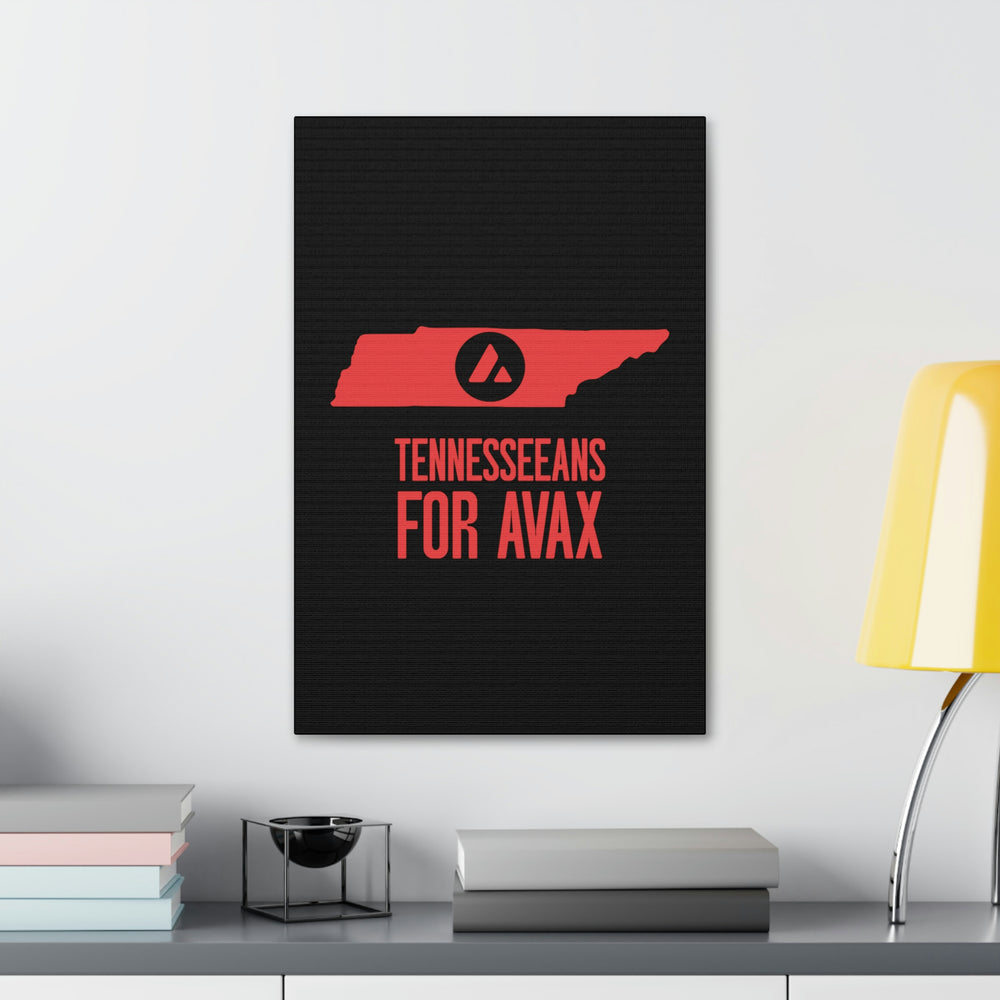 Tennesseeans for Avax | Wall Canvas