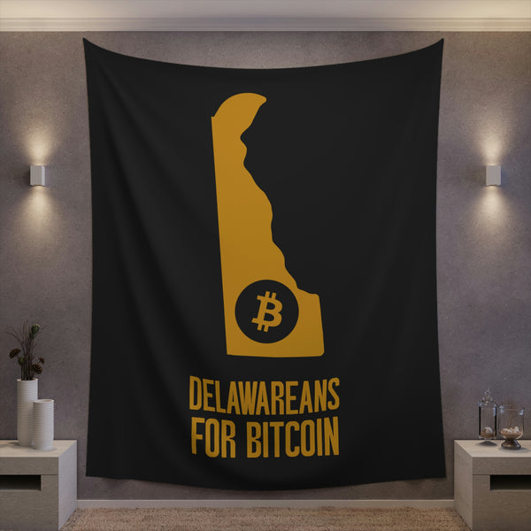 Delawareans for Bitcoin | Wall Tapestry