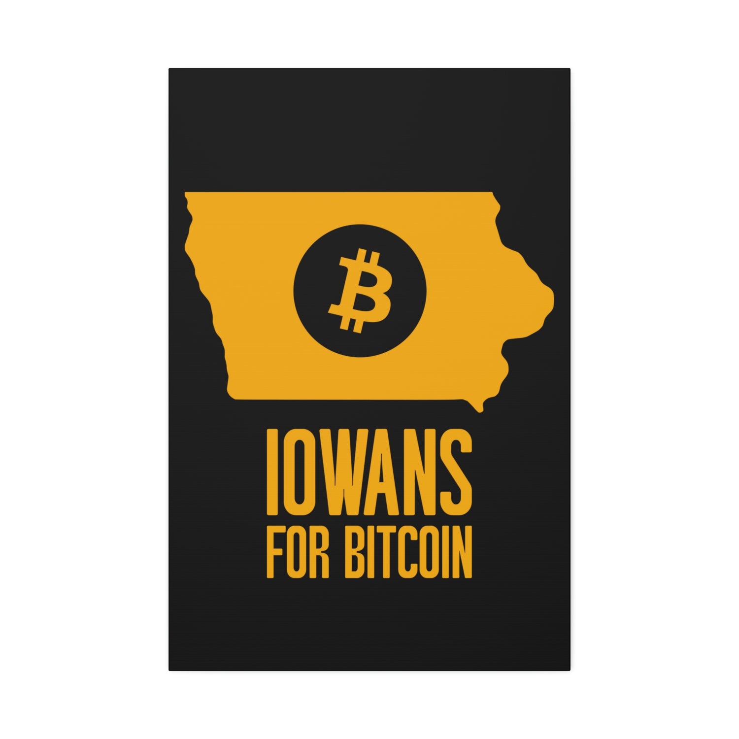 Iowans for Bitcoin | Wall Canvas