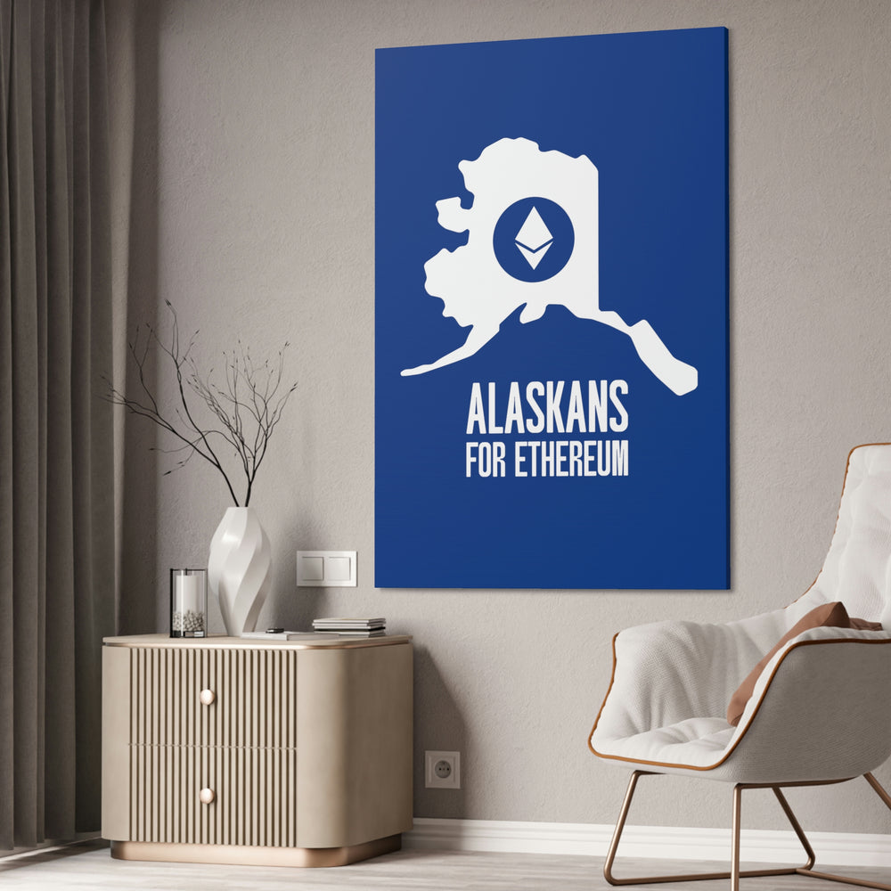 Alaskans for Ethereum | Wall Canvas