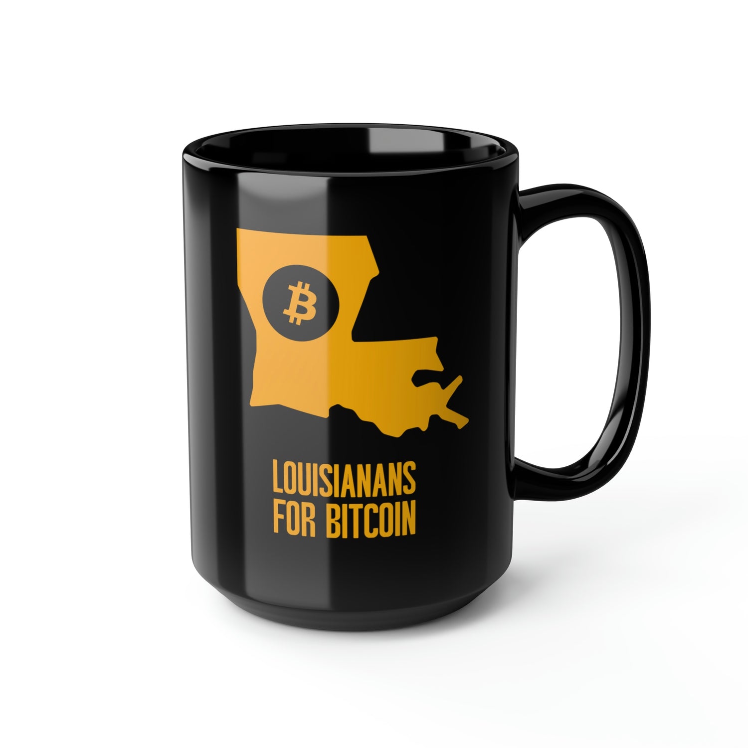 Louisianans for Bitcoin | Black Mug