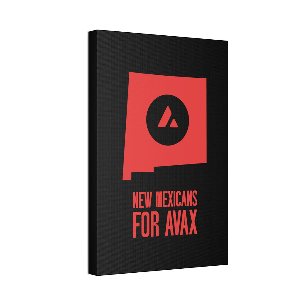 New Mexicans for Avax | Wall Canvas