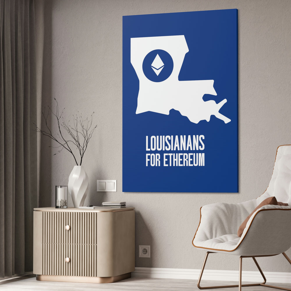 Louisianans for Ethereum | Wall Canvas