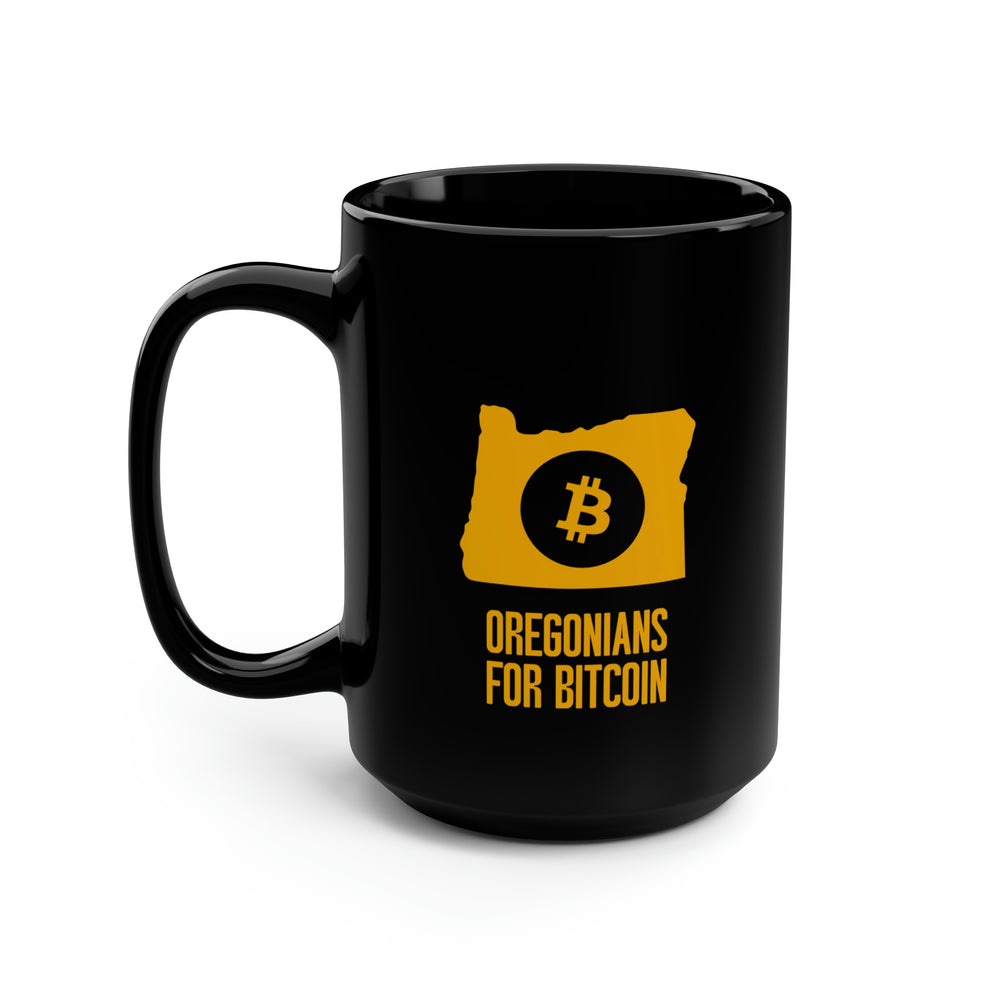 Oregonians for Bitcoin | Black Mug