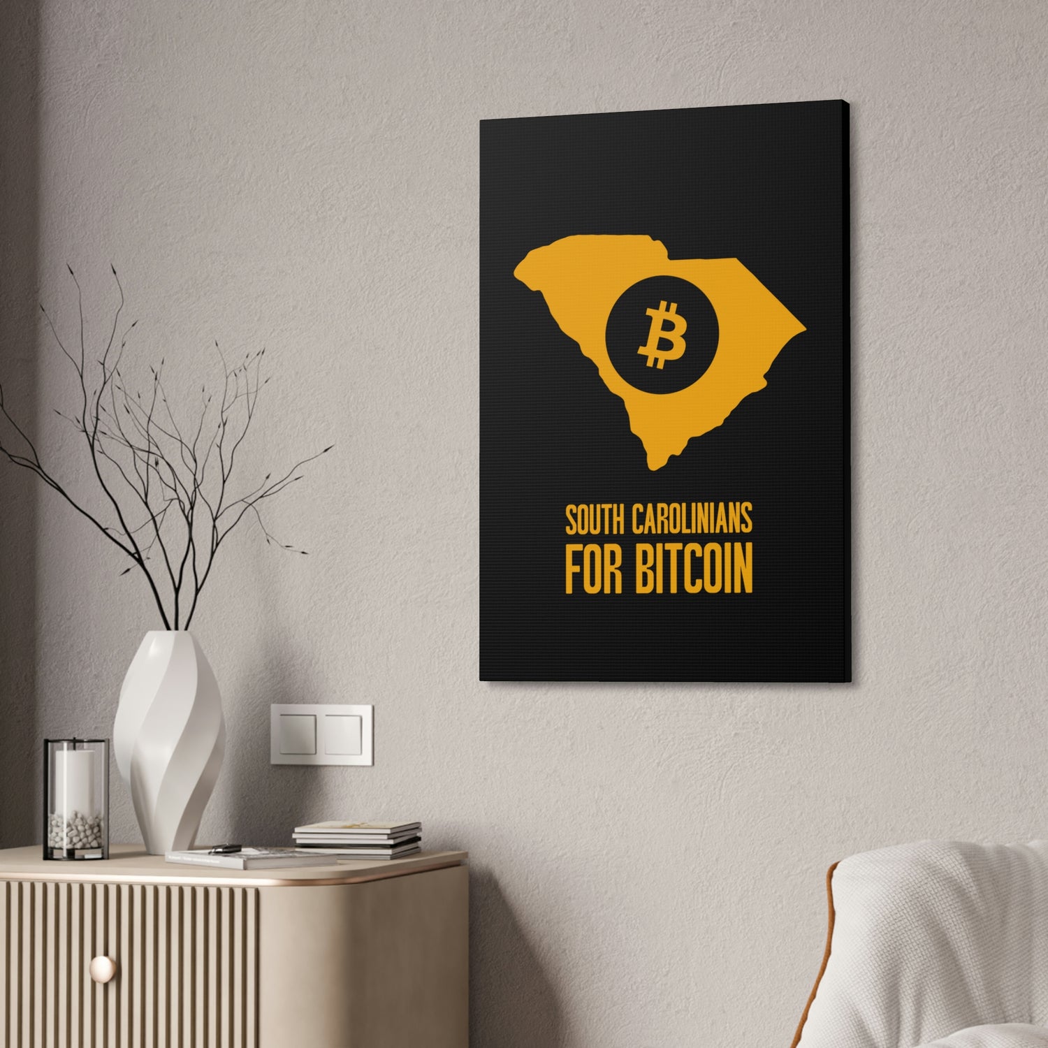 South Carolinians for Bitcoin | Wall Canvas