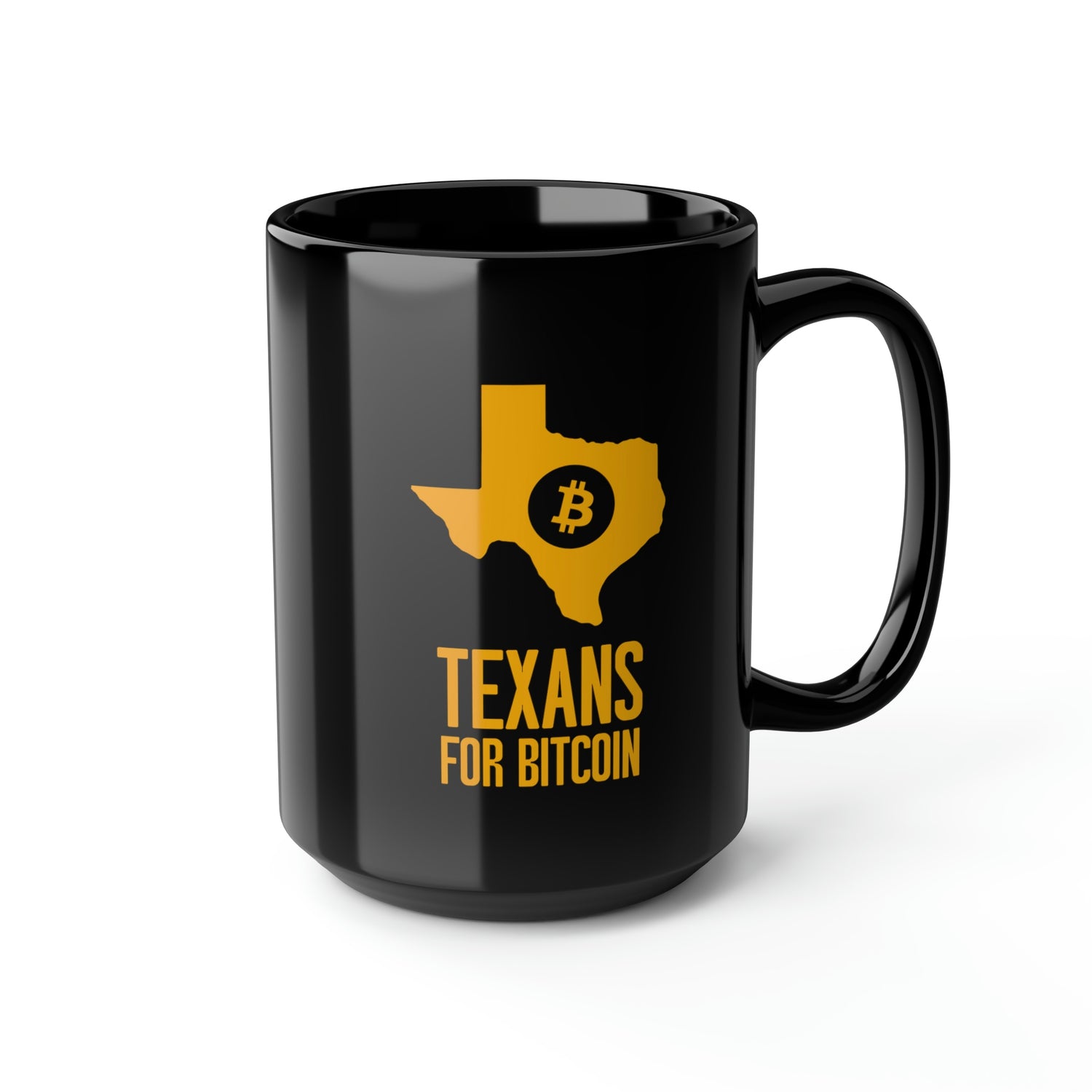 Texans for Bitcoin | Black Mug