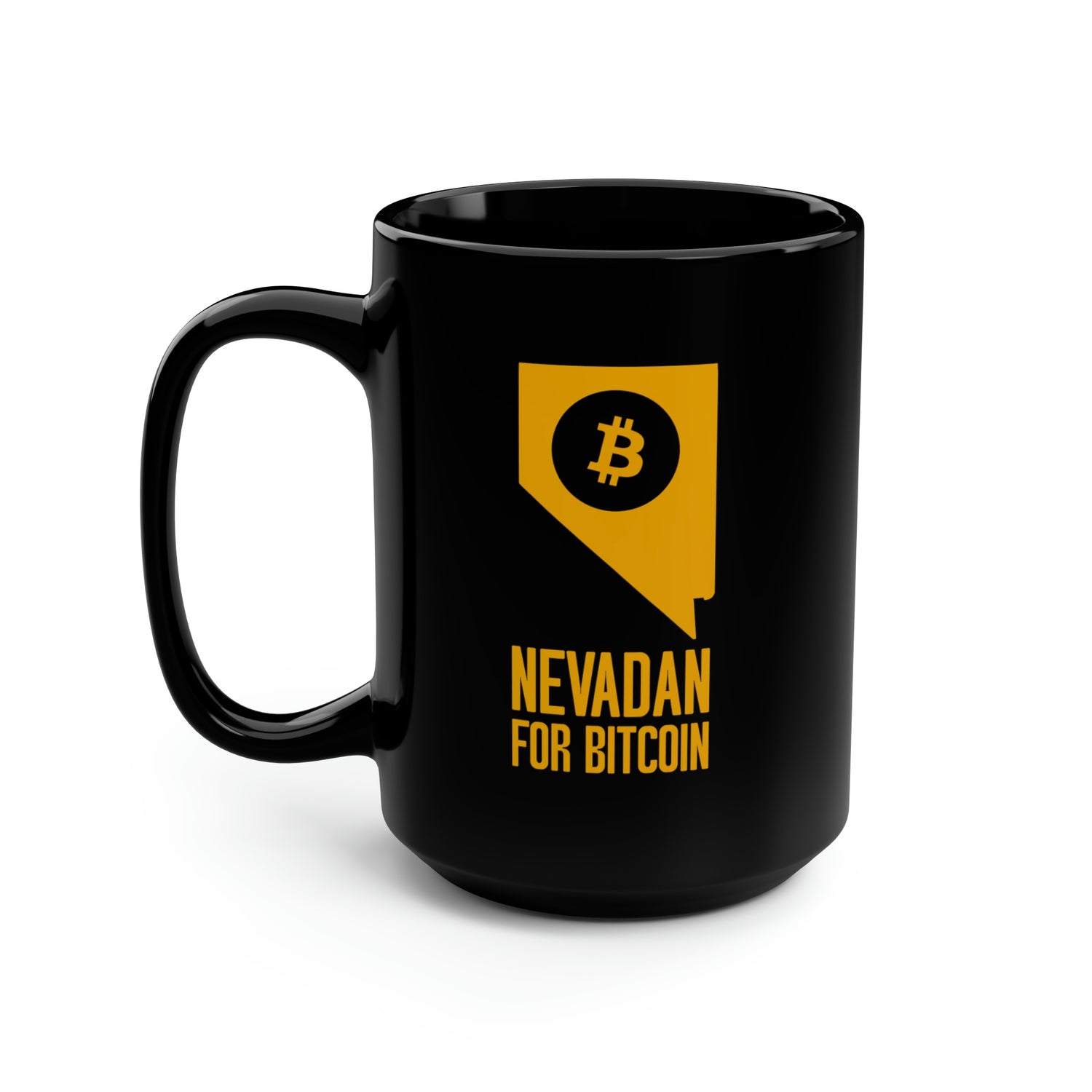 Nevadan for Bitcoin | Black Mug