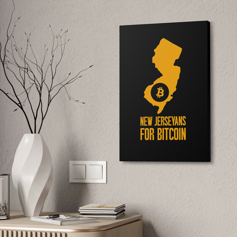 New Jerseyans for Bitcoin | Wall Canvas