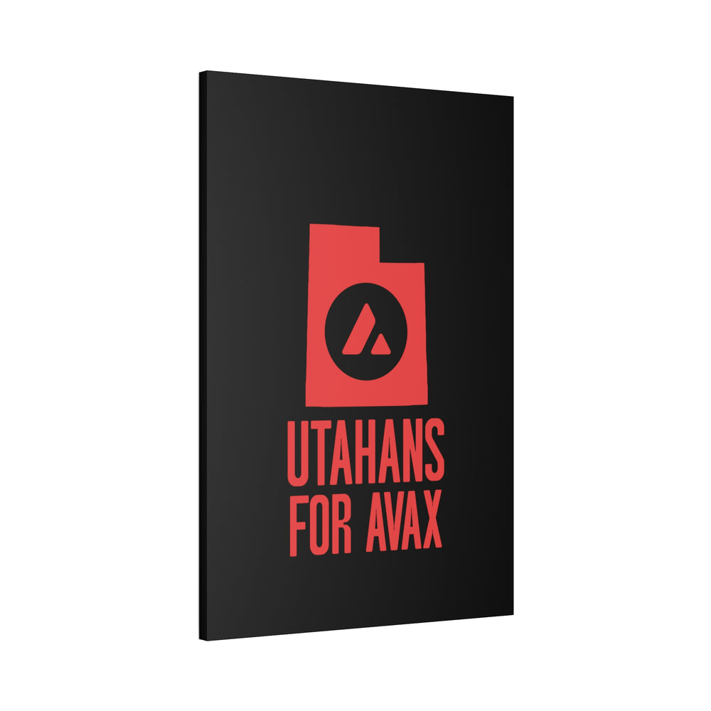 Utahans for Avax | Wall Canvas