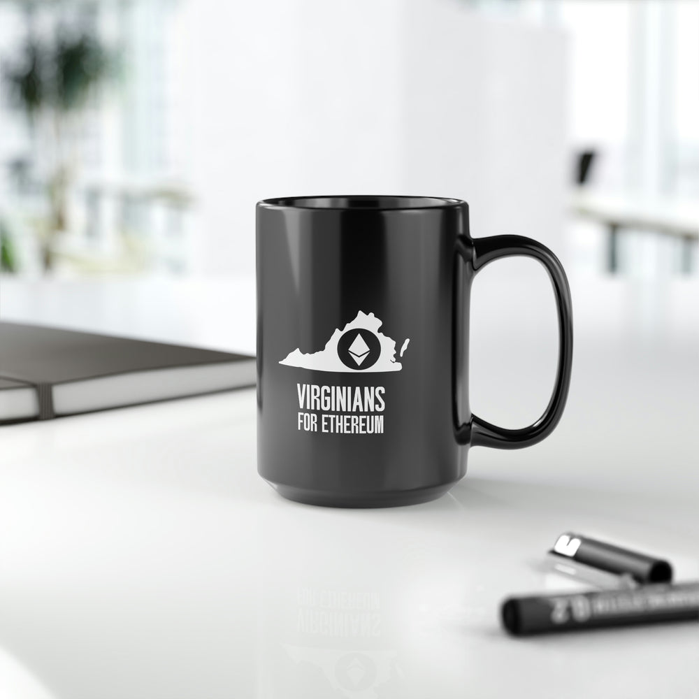 Virginians for Ethereum | Black Mug