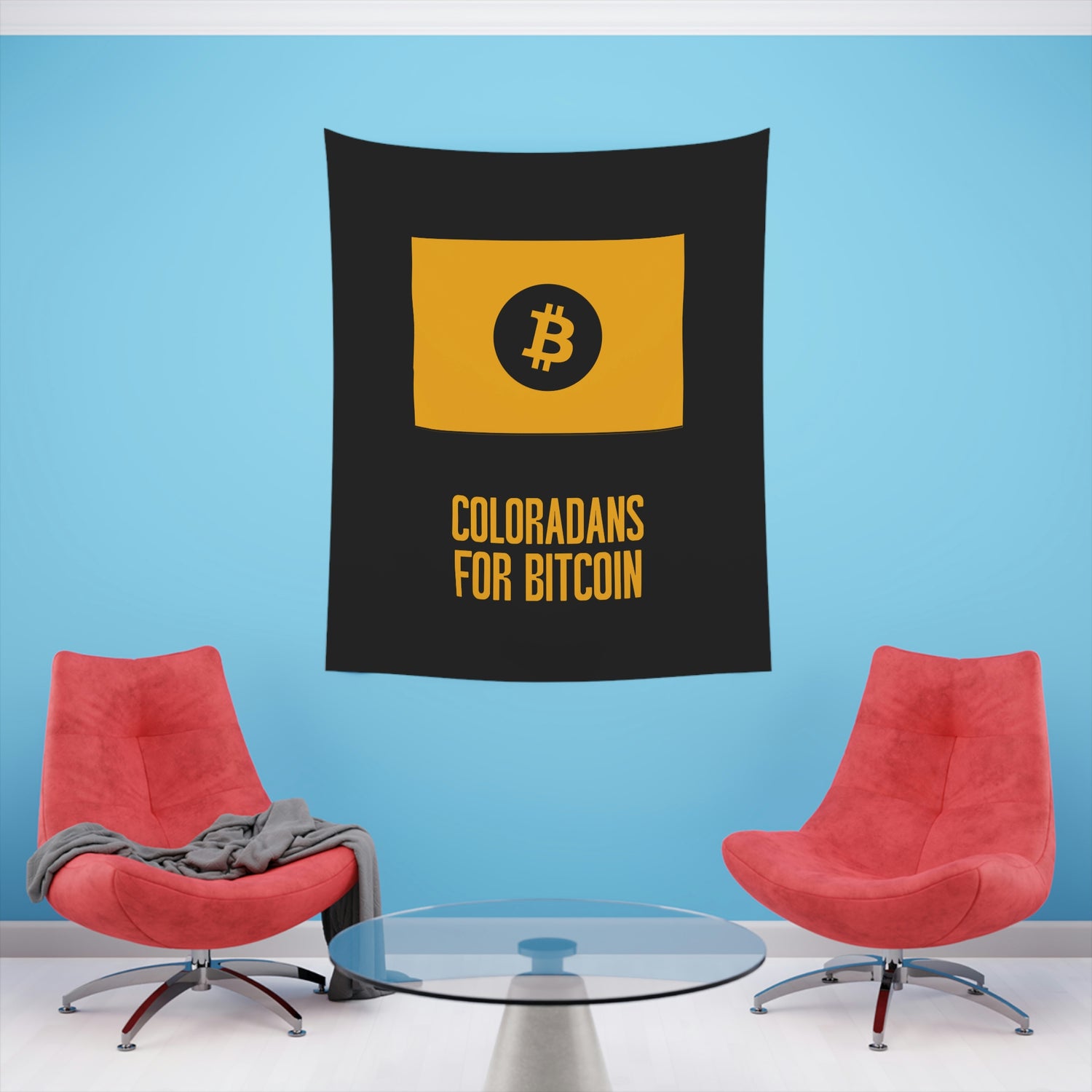 Coloradans for Bitcoin | Wall Tapestry