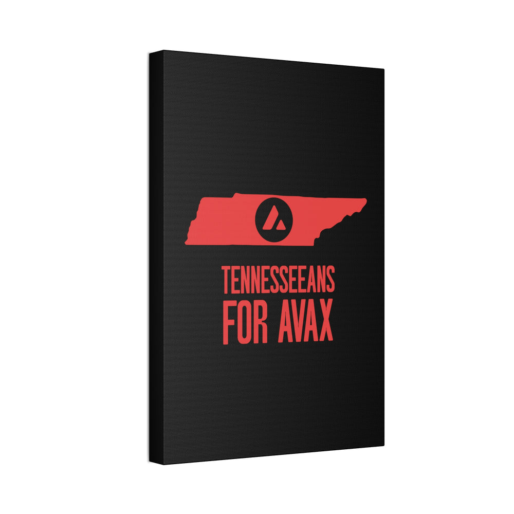 Tennesseeans for Avax | Wall Canvas