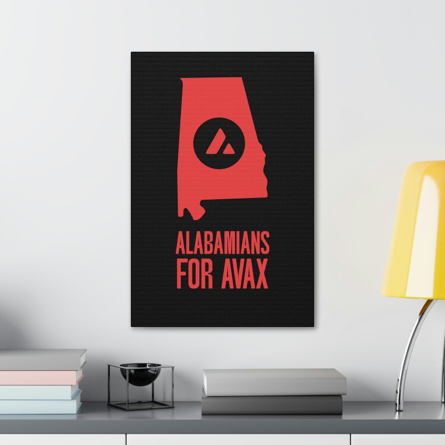 Alabamians for Avax | Wall Canvas