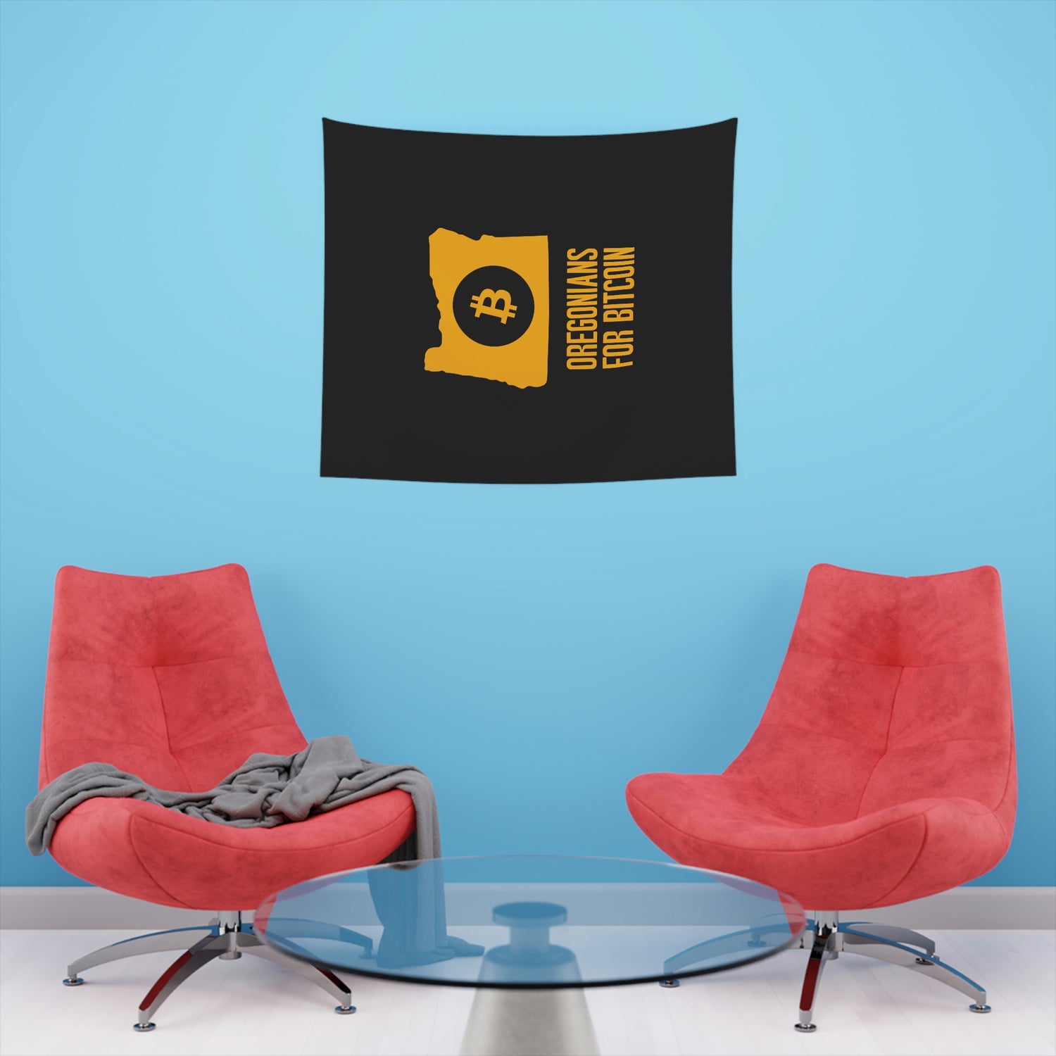 Oregonians for Bitcoin | Wall Tapestry