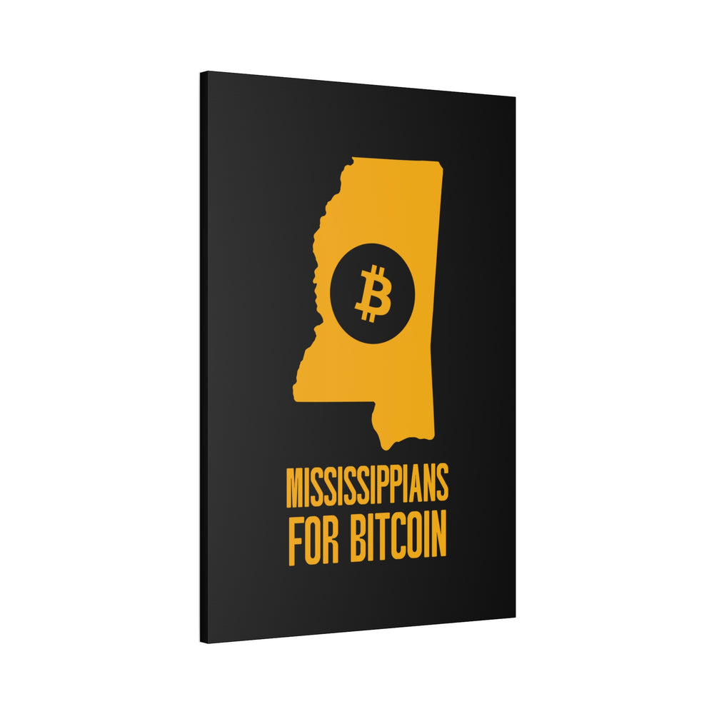 Mississippians for Bitcoin | Wall Canvas