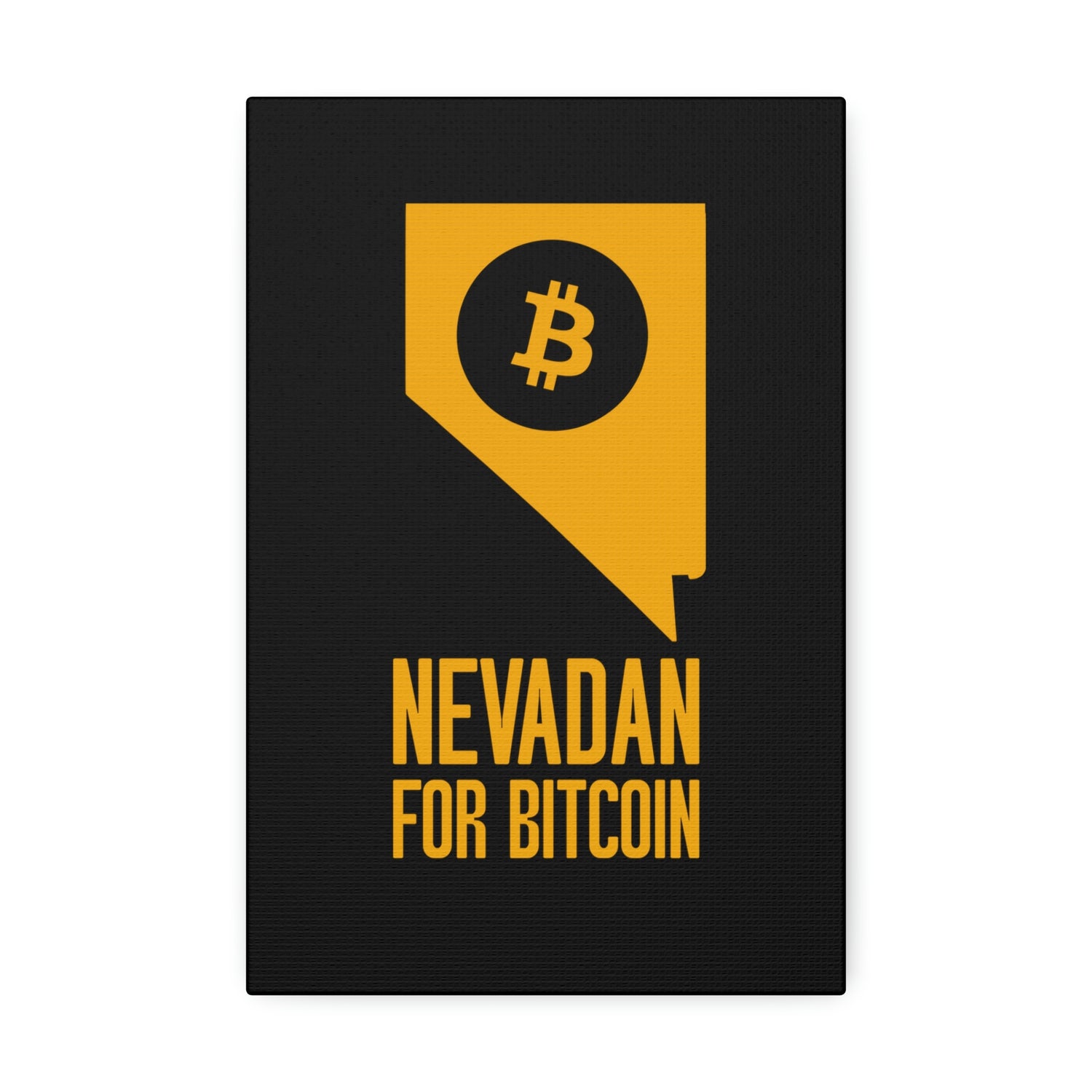 Nevadan for Bitcoin | Wall Canvas