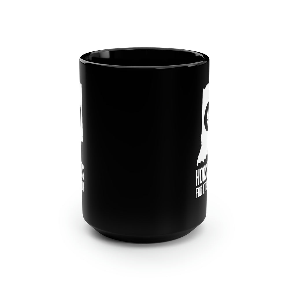 Hoosiers for Ethereum | Black Mug