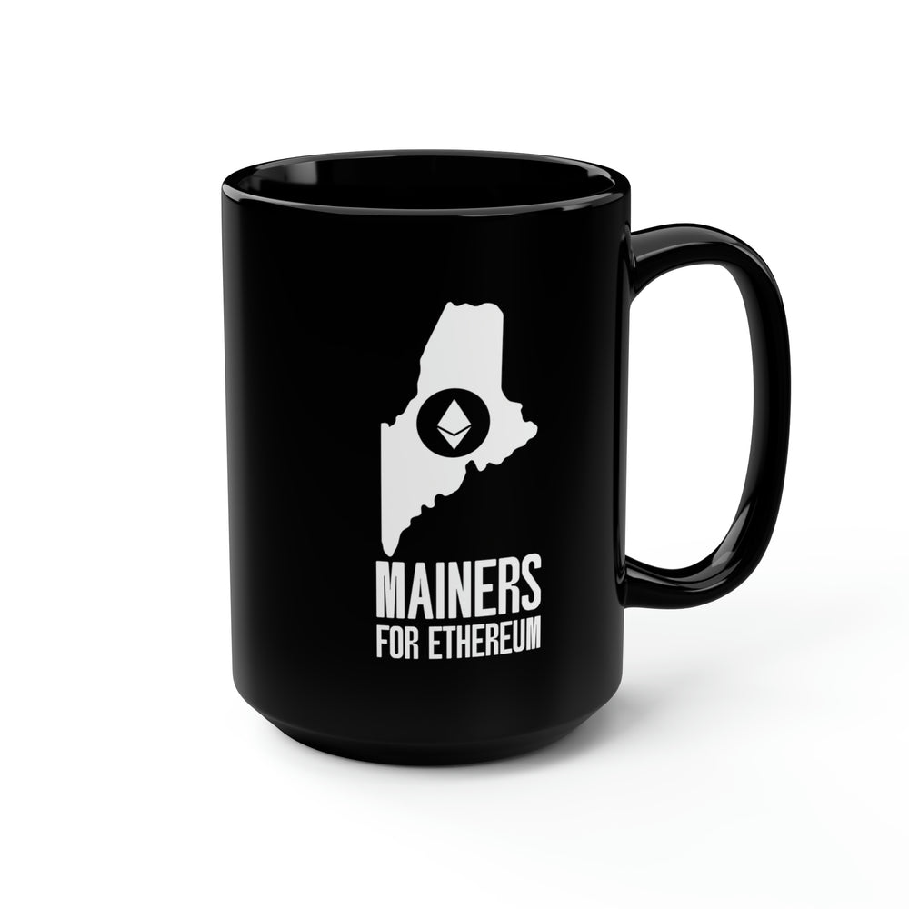 Mainers for Ethereum | Black Mug