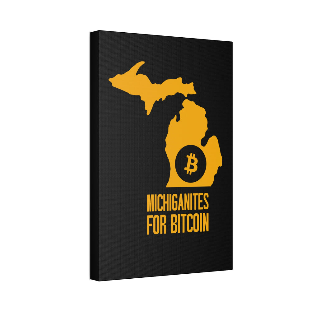 Michiganites for Bitcoin | Wall Canvas