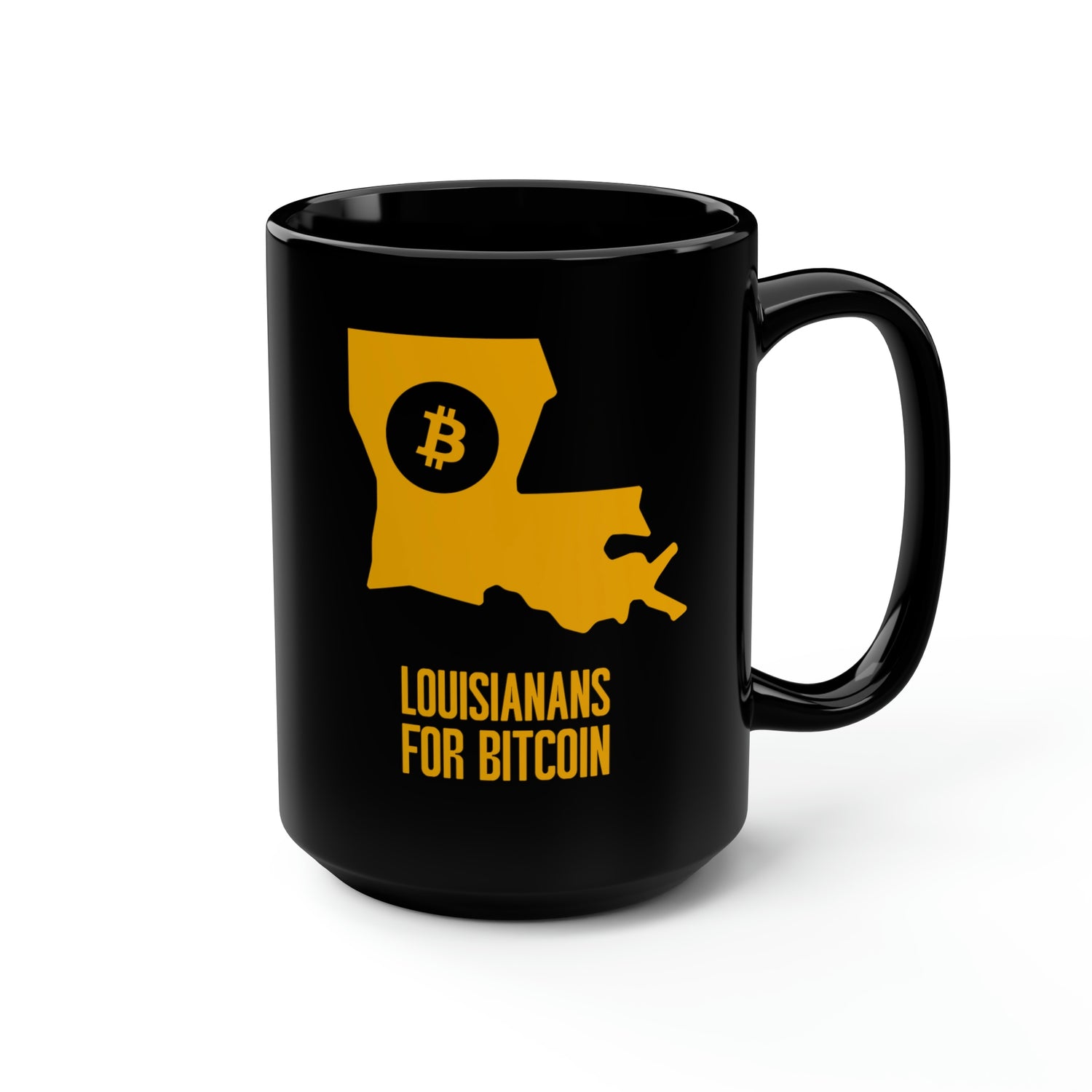 Louisianans for Bitcoin | Black Mug