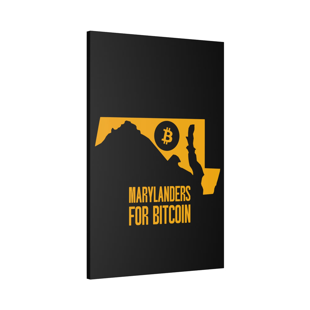 Marylanders for Bitcoin | Wall Canvas