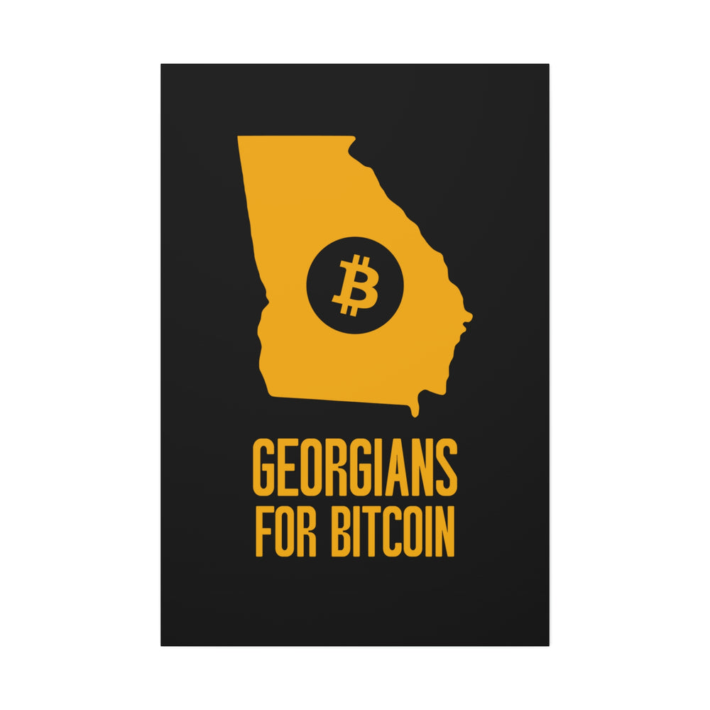 Georgians for Bitcoin | Wall Canvas