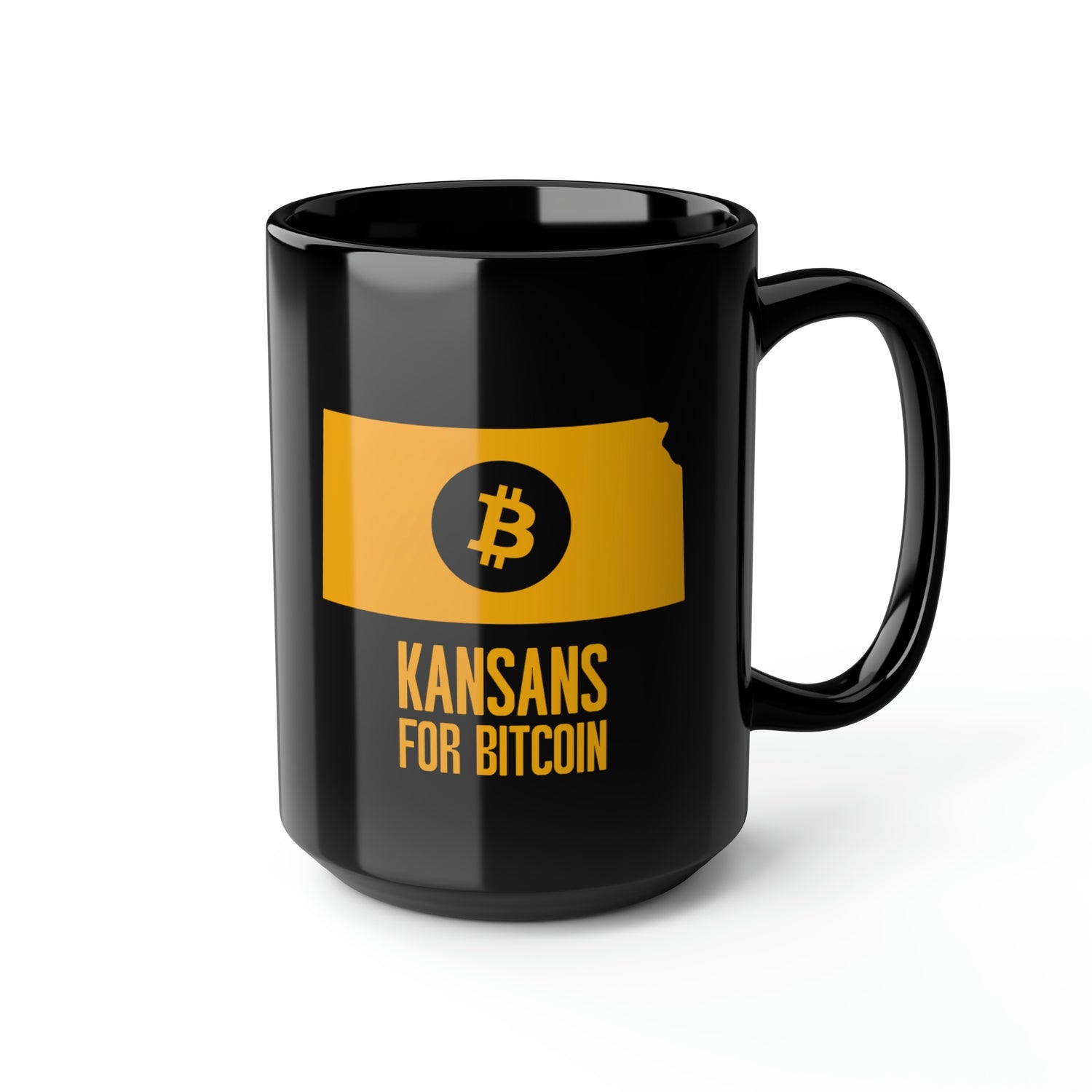 Kansans for Bitcoin | Black Mug