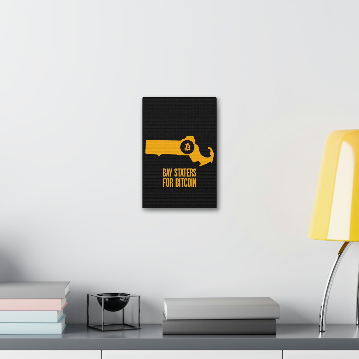 Bay Staters for Bitcoin | Wall Canvas